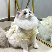HKM-8561597 Thin Anti-Hair Loss Cotton Wool Pet Skirt for Kittens