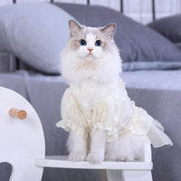 HKM-8561597 Thin Anti-Hair Loss Cotton Wool Pet Skirt for Kittens