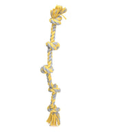 HKM-8564029 Durable Cotton Rope Dog Knot Toy for Teeth Grinding - 60cm Length, Safe and Fun