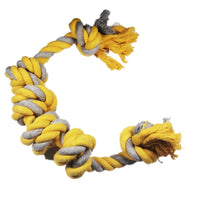HKM-8564029 Durable Cotton Rope Dog Knot Toy for Teeth Grinding - 60cm Length, Safe and Fun