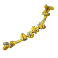 HKM-8564029 Durable Cotton Rope Dog Knot Toy for Teeth Grinding - 60cm Length, Safe and Fun