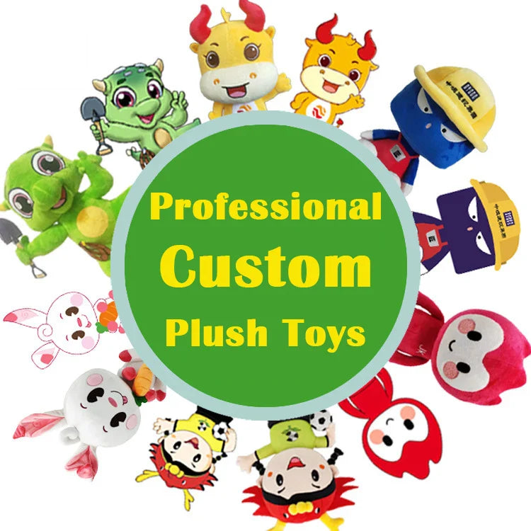 HKM-856467 Custom Plush Stuffed Toy - OEM ODM Pillow Doll for All Ages, Multiple Colors Available