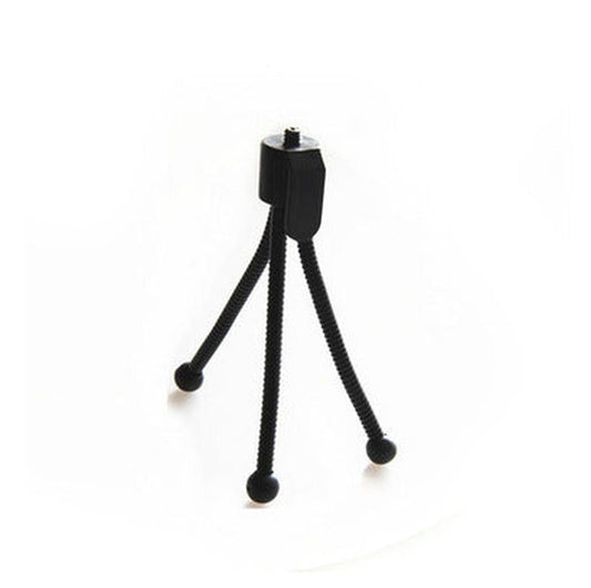 HKM-856595 Compact Mini Tripod for Mobile Devices and Cameras, Lightweight Iron Frame with Rubber Anti-Slip Base