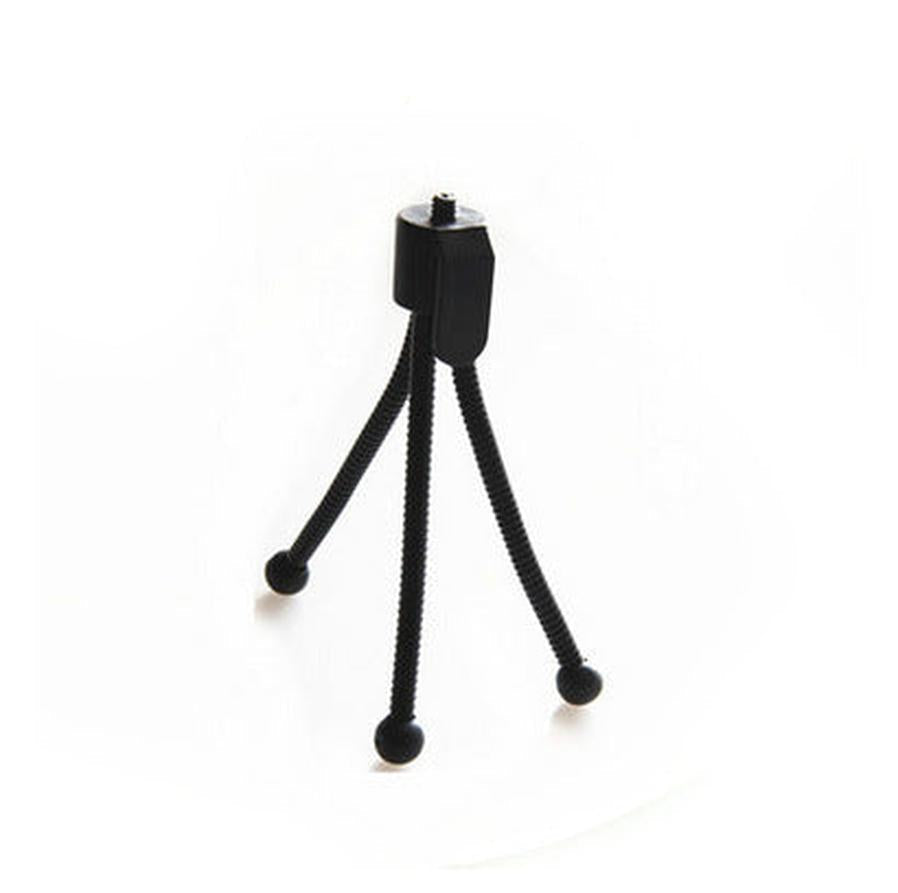 HKM-856595 Compact Mini Tripod for Mobile Devices and Cameras, Lightweight Iron Frame with Rubber Anti-Slip Base