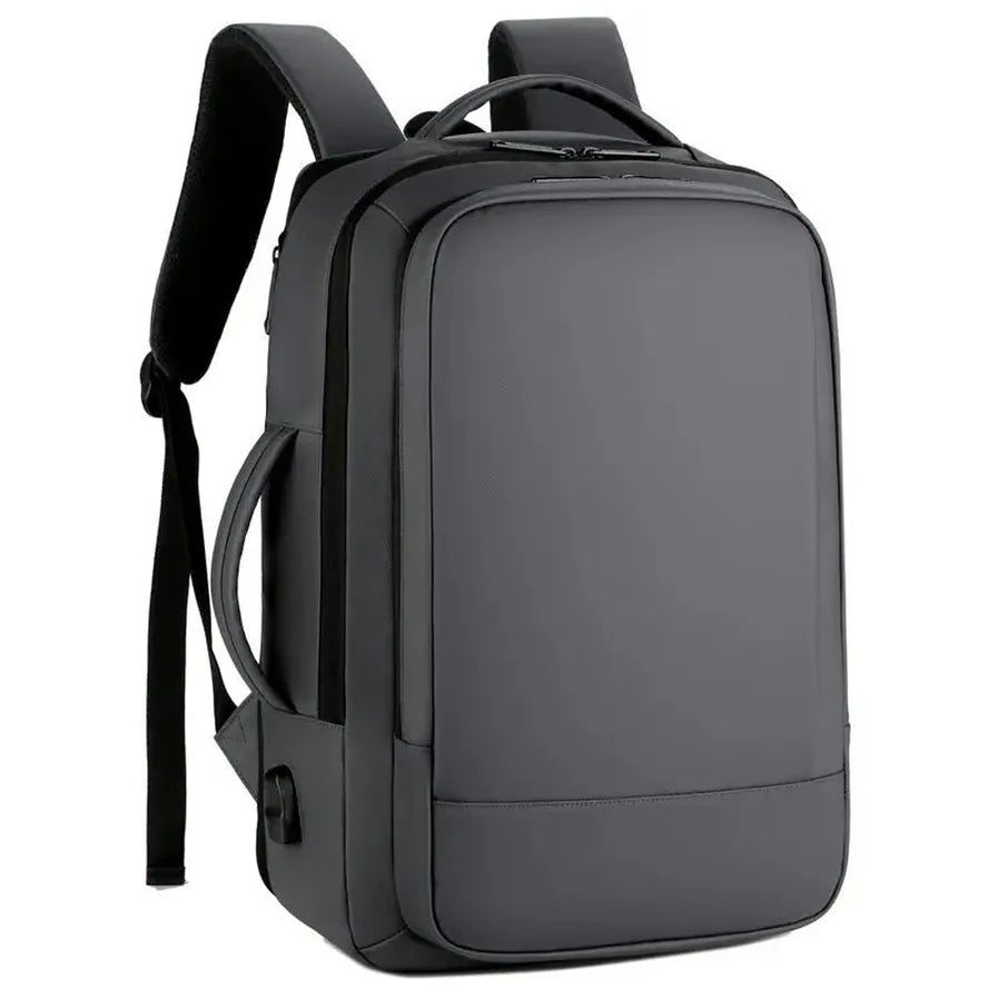 HKM-856595 Multi-Functional Waterproof Laptop Backpack with USB Charging Port for Business and Travel