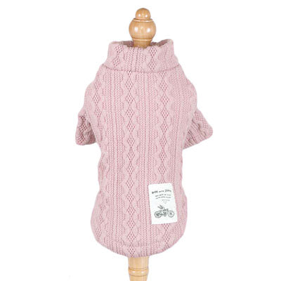 HKM-8566973 Cozy Knitted Acrylic Dog Sweater for Autumn and Winter