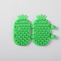 HKM-8567613 Cat Ear Petting Post with Silicone Cleaning Function in Multiple Color Options