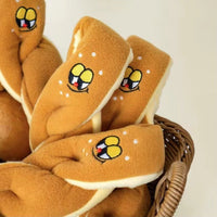 HKM-8568637 Simulated Long Bread Plush Toy – Hidden Food Smelling & Soft Material, 25*7cm Loaf Design