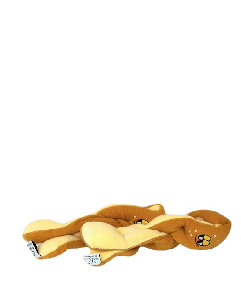 HKM-8568637 Simulated Long Bread Plush Toy – Hidden Food Smelling & Soft Material, 25*7cm Loaf Design