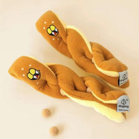 HKM-8568637 Simulated Long Bread Plush Toy – Hidden Food Smelling & Soft Material, 25*7cm Loaf Design