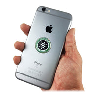 HKM-856915 Cell Phone Radiation Protection Stickers – Nano-Anion Silicone, 6 Pack, Round Design, Reduces Radiation Emissions and Extends Battery Life