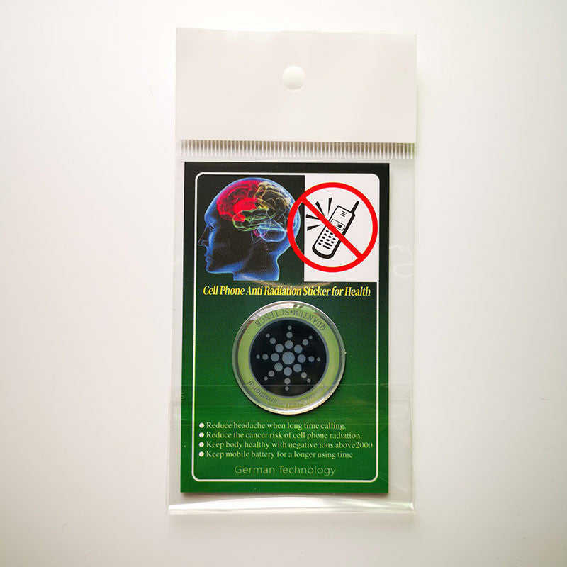 HKM-856915 Cell Phone Radiation Protection Stickers – Nano-Anion Silicone, 6 Pack, Round Design, Reduces Radiation Emissions and Extends Battery Life