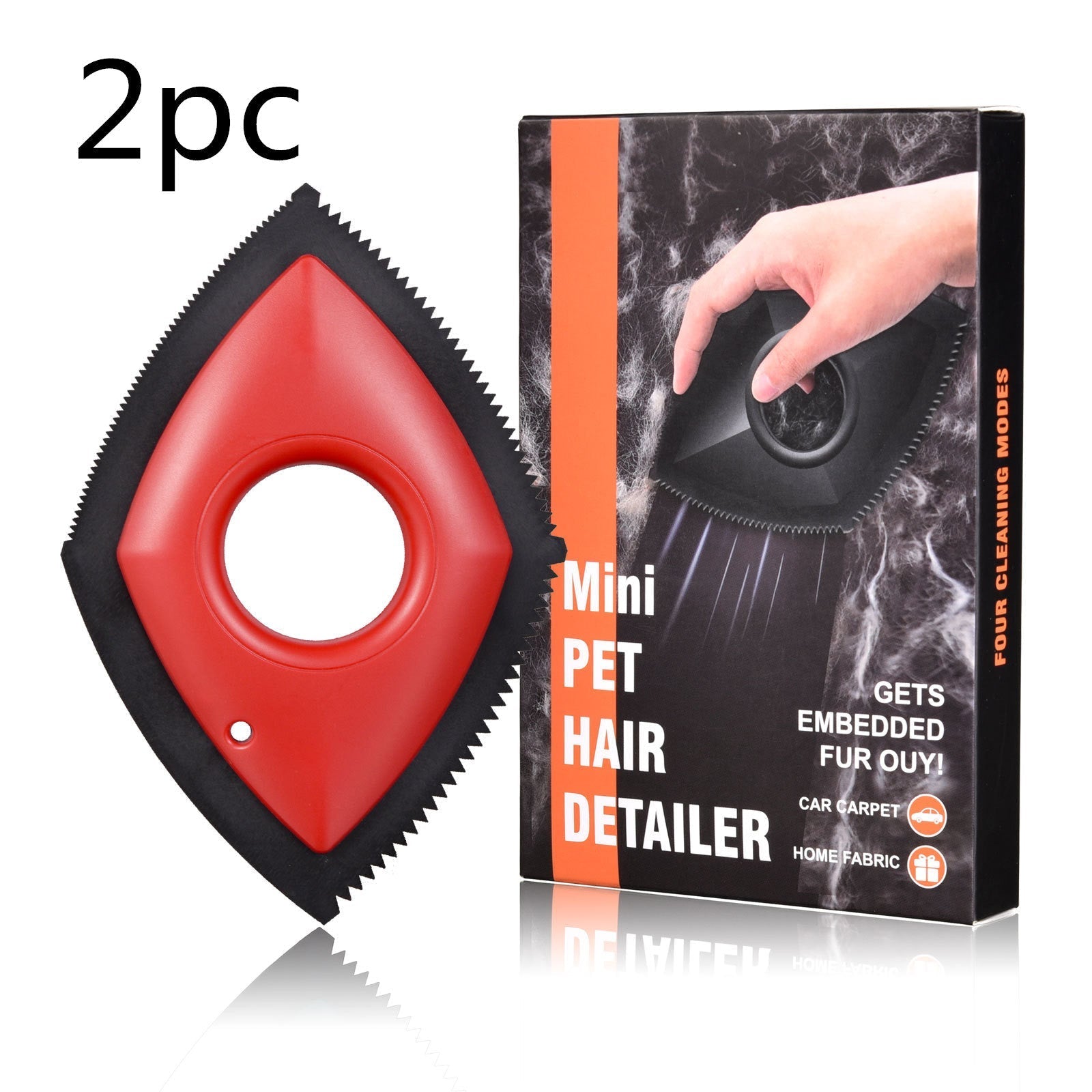 HKM-8570557 Pet Hair Remover Tool with Four Cleaning Modes for Effective Fur Removal from Cars & Carpets
