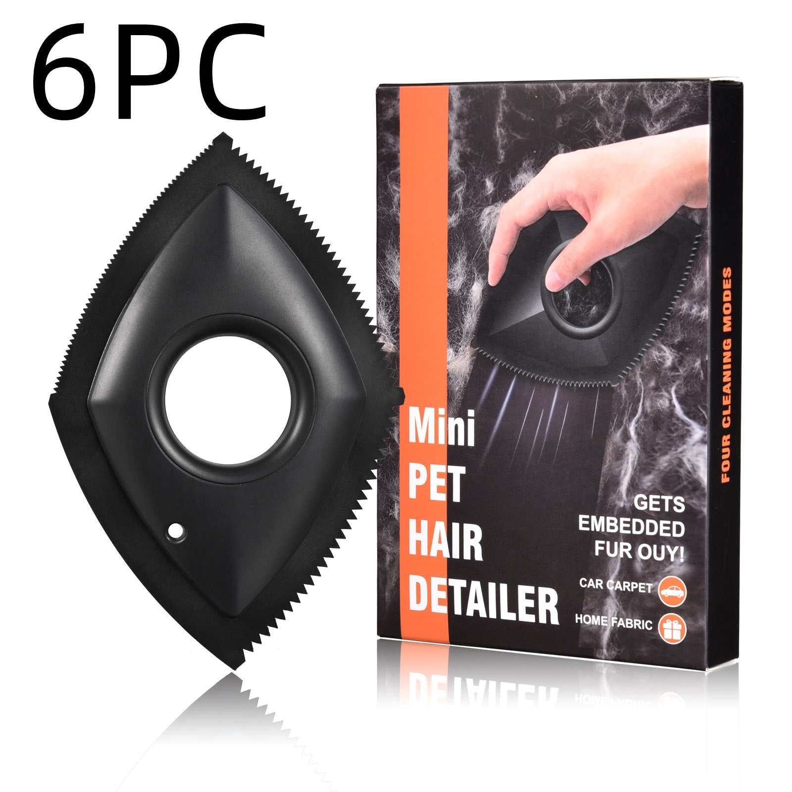 HKM-8570557 Pet Hair Remover Tool with Four Cleaning Modes for Effective Fur Removal from Cars & Carpets