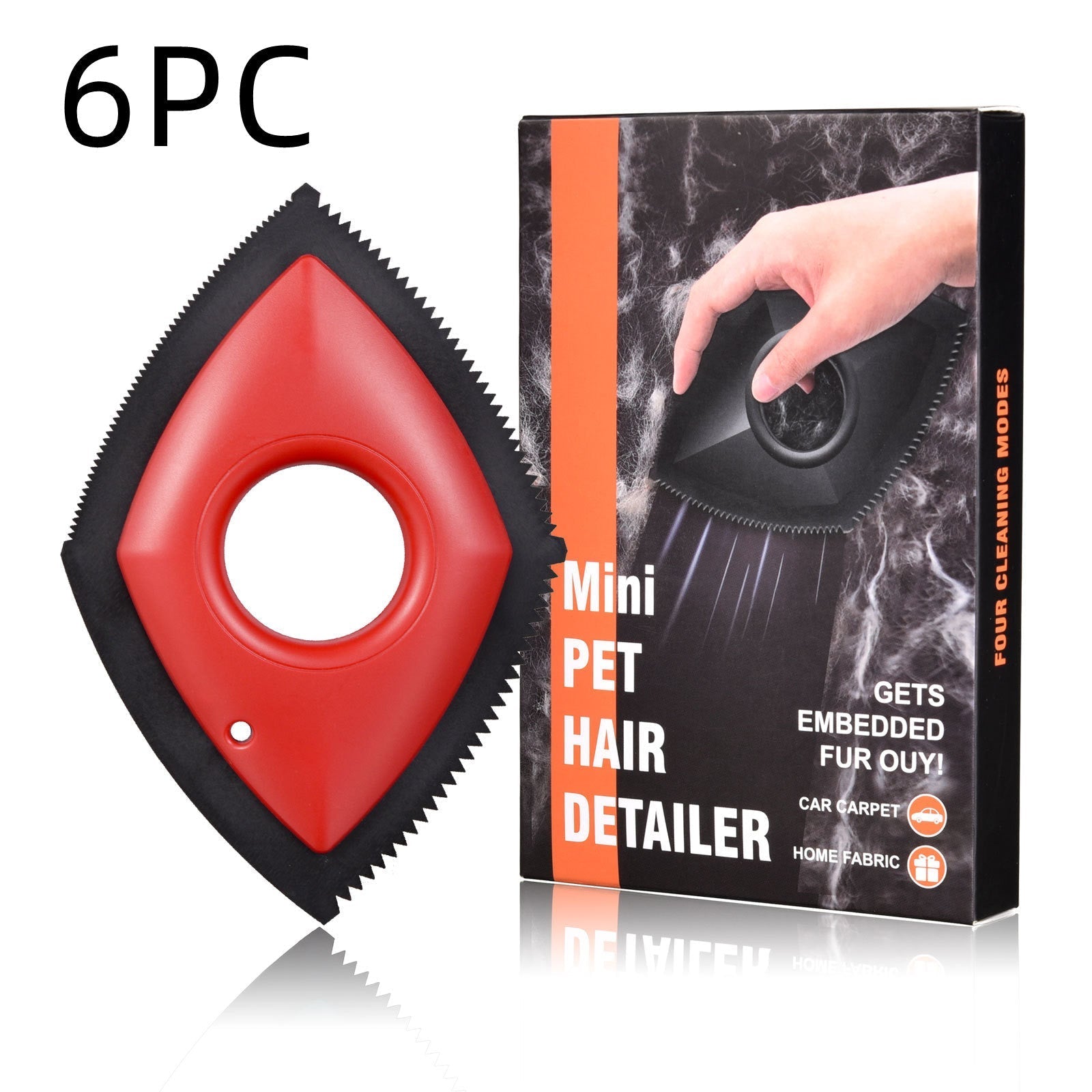 HKM-8570557 Pet Hair Remover Tool with Four Cleaning Modes for Effective Fur Removal from Cars & Carpets