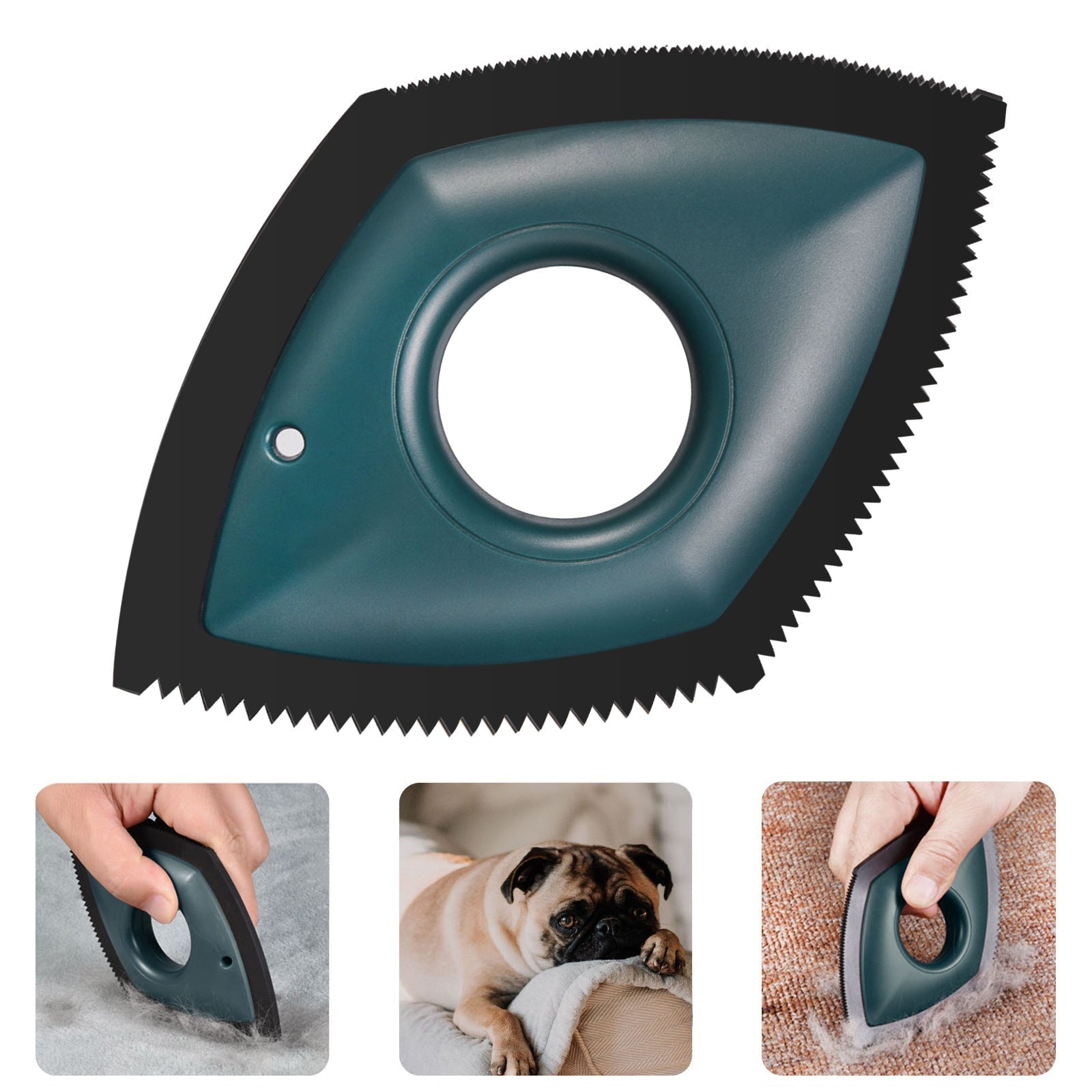 HKM-8570557 Pet Hair Remover Tool with Four Cleaning Modes for Effective Fur Removal from Cars & Carpets