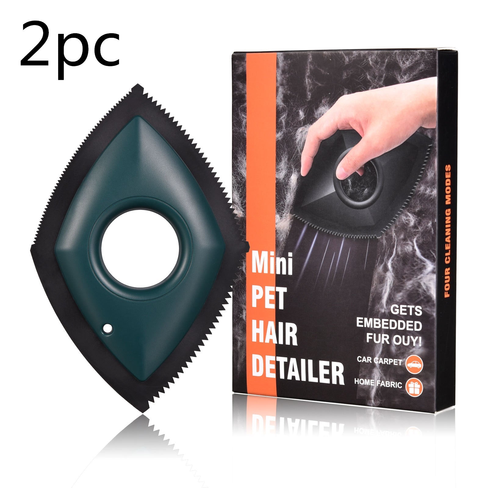 HKM-8570557 Pet Hair Remover Tool with Four Cleaning Modes for Effective Fur Removal from Cars & Carpets