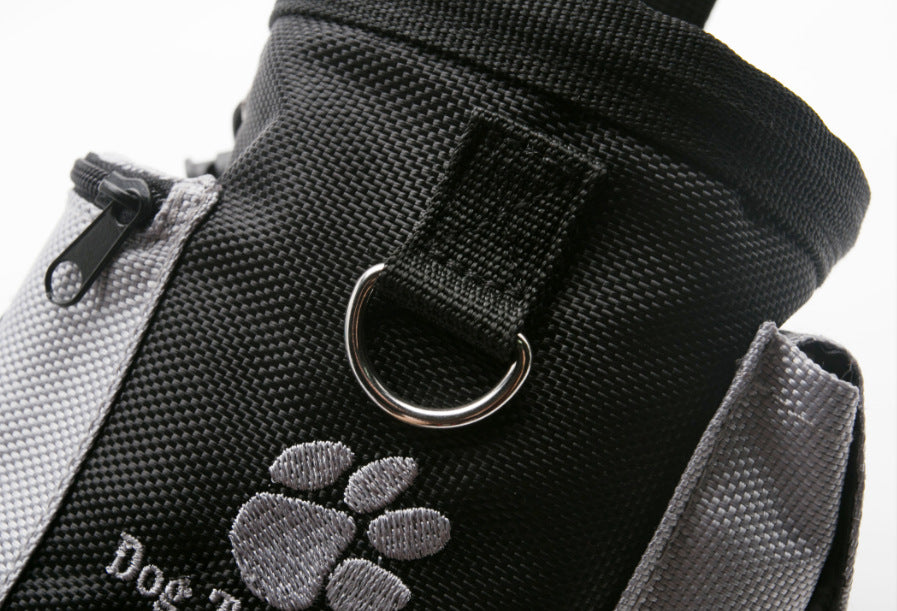 HKM-8571197 Pet Training Snack Bag with Adjustable Waist Strap and Multiple Pockets