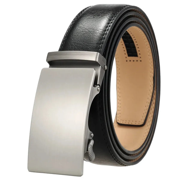 HKM-857235 Automatic Buckle Men's Belt - Stylish and Durable Casual Accessory