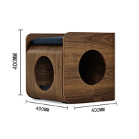 HKM-8572989 Wooden Pet Bed with Removable and Washable Design for Cats in Multiple Colors