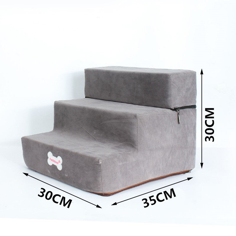 HKM-8573117 Pet Ladder for Cats and Dogs - Removable, Versatile Steps in Various Colors