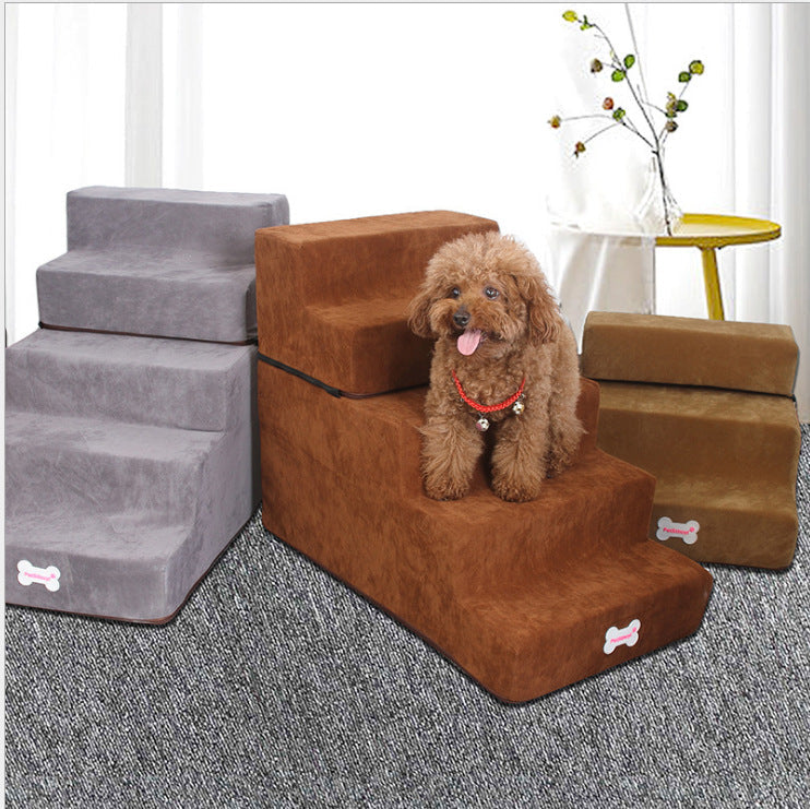 HKM-8573117 Pet Ladder for Cats and Dogs - Removable, Versatile Steps in Various Colors