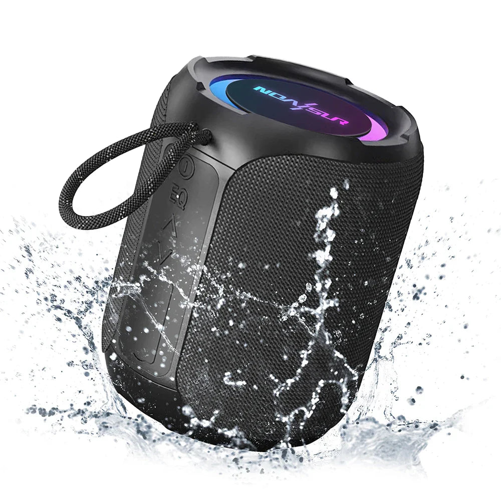 HKM-857363 Portable Bluetooth Speaker with 40W Stereo Sound, Extra Bass, IPX7 Waterproof for Outdoor Parties