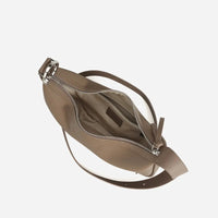 HKM-857427 Half Moon Shoulder Bag in Genuine Leather with Retro Design - Available in Multiple Colours
