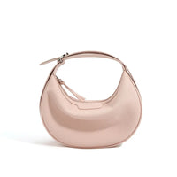 HKM-857427 Half Moon Shoulder Bag in Genuine Leather with Retro Design - Available in Multiple Colours