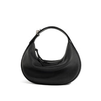 HKM-857427 Half Moon Shoulder Bag in Genuine Leather with Retro Design - Available in Multiple Colours