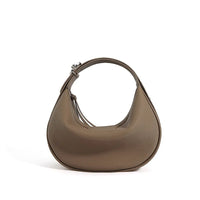 HKM-857427 Half Moon Shoulder Bag in Genuine Leather with Retro Design - Available in Multiple Colours