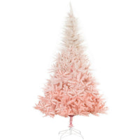 HKM-857491 6ft Pink Unlit Spruce Artificial Christmas Tree with Realistic Branches and 800 Tips