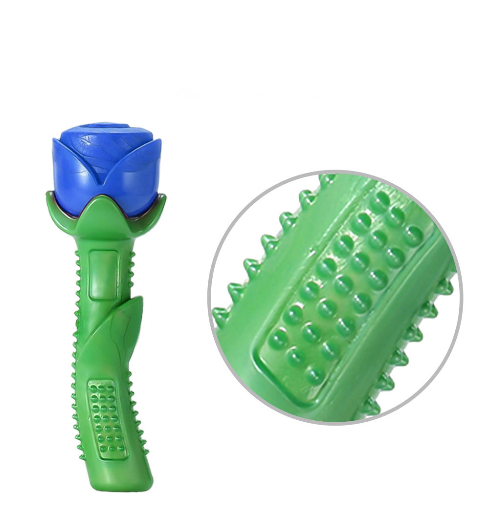 HKM-8575549 Puppy Chew Toy Molar Stick - Bite Resistant TPE, Available in Red and Blue