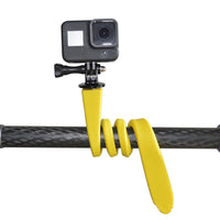 HKM-857555 Universal Silicone Bluetooth Remote Control Selfie Stick - Mobile Phone Compatible - Adjustable Length 57cm - Multiple Colors Available