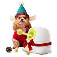 HKM-8576189 Automatic Electric Mini Tennis Throwing Machine for Pets - Lightweight and USB-Powered