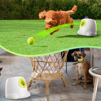 HKM-8576189 Automatic Electric Mini Tennis Throwing Machine for Pets - Lightweight and USB-Powered