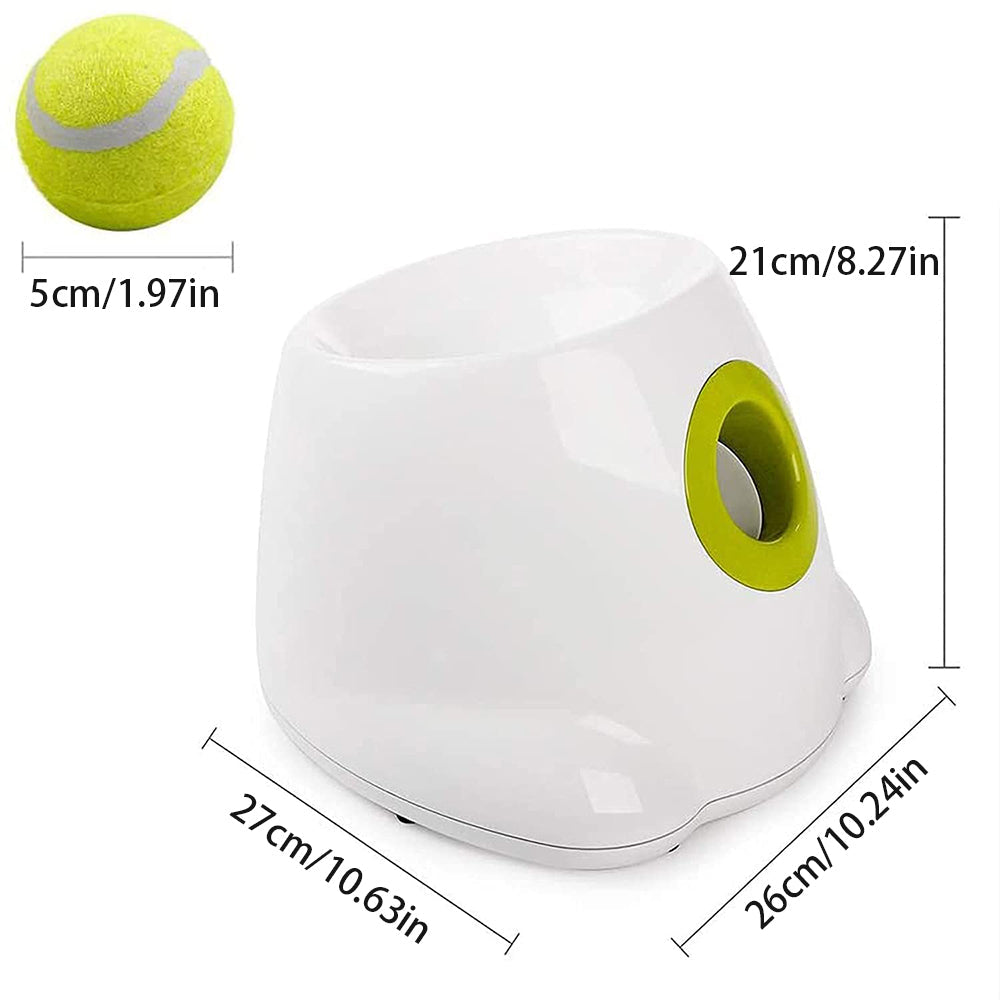 HKM-8576189 Automatic Electric Mini Tennis Throwing Machine for Pets - Lightweight and USB-Powered