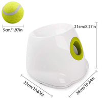 HKM-8576189 Automatic Electric Mini Tennis Throwing Machine for Pets - Lightweight and USB-Powered