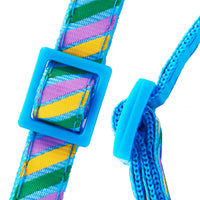 HKM-8576701 Twill Printed Pet Collar with Adjustable Bell, 1.0cm Width, Fits 19-32cm Neck