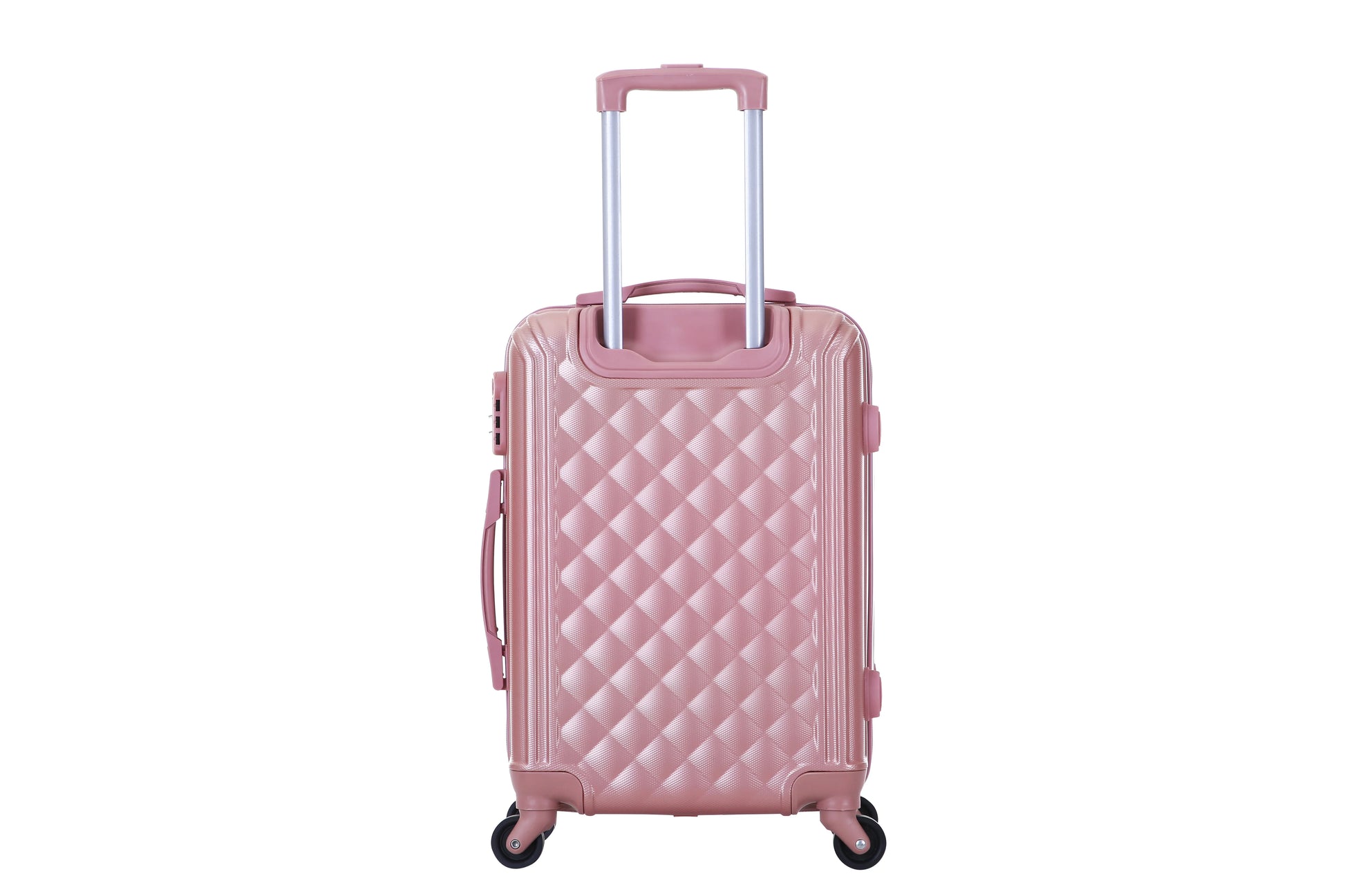 HKM-857747 Shiny ABS + PC Zipper Pulls Luggage Set for Women - Travel Suitcase Collection