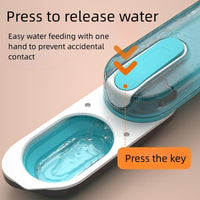 HKM-8577981 Portable Dog Water Bottle for Outdoor Activities - Foldable Pet Drinking Solution