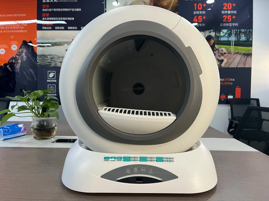 HKM-857811 Automatic Self-Cleaning Cat Litter Box with Tuya App Control - 65L Capacity, Easy to Clean, Smart Features