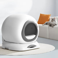 HKM-857811 Automatic Self-Cleaning Cat Litter Box with Tuya App Control - 65L Capacity, Easy to Clean, Smart Features