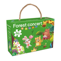 HKM-857811 Custom Round Cardboard Jigsaw Puzzles for Kids - Available in 48, 50, or 100 Pieces