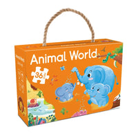 HKM-857811 Custom Round Cardboard Jigsaw Puzzles for Kids - Available in 48, 50, or 100 Pieces