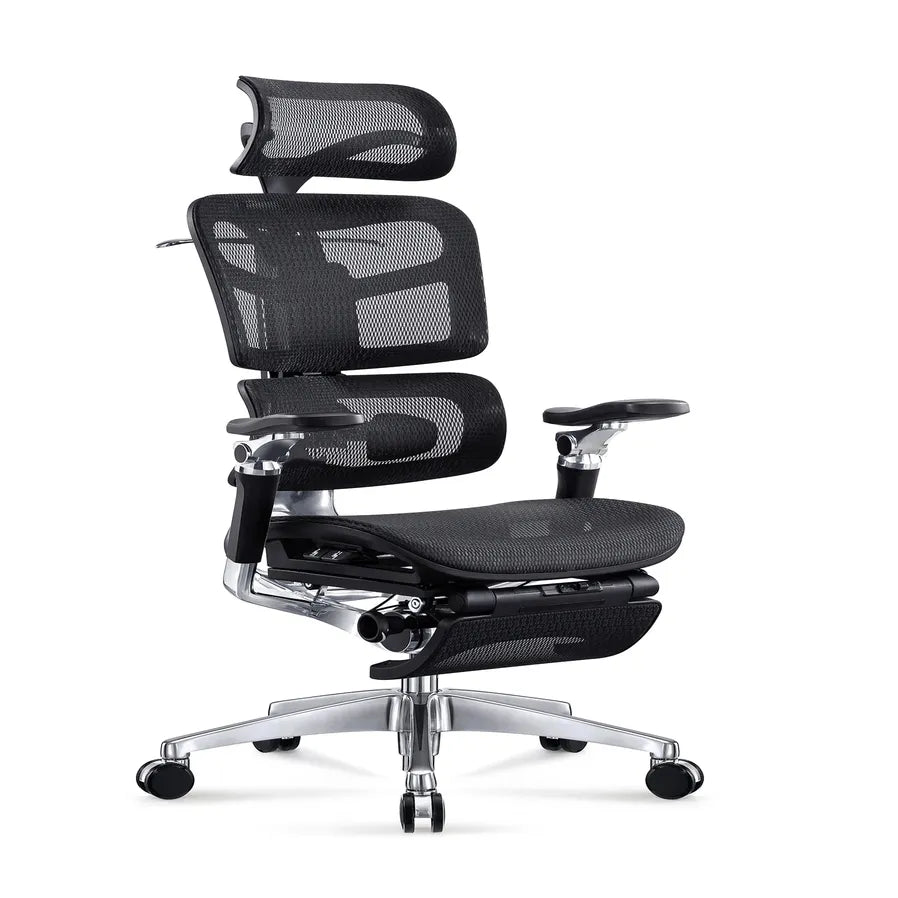HKM-857811 Ergonomic Mesh Office Chair with Adjustable Seat and 7D Armrests for Conference and Meeting Rooms
