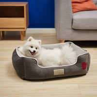 HKM-8578749 Removable and Washable Cloth Dog Kennel in Grey - Multiple Sizes Available