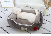 HKM-8578749 Removable and Washable Cloth Dog Kennel in Grey - Multiple Sizes Available