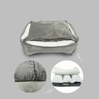 HKM-8578749 Removable and Washable Cloth Dog Kennel in Grey - Multiple Sizes Available