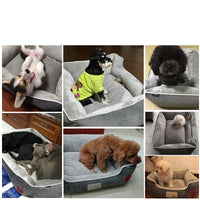 HKM-8578749 Removable and Washable Cloth Dog Kennel in Grey - Multiple Sizes Available